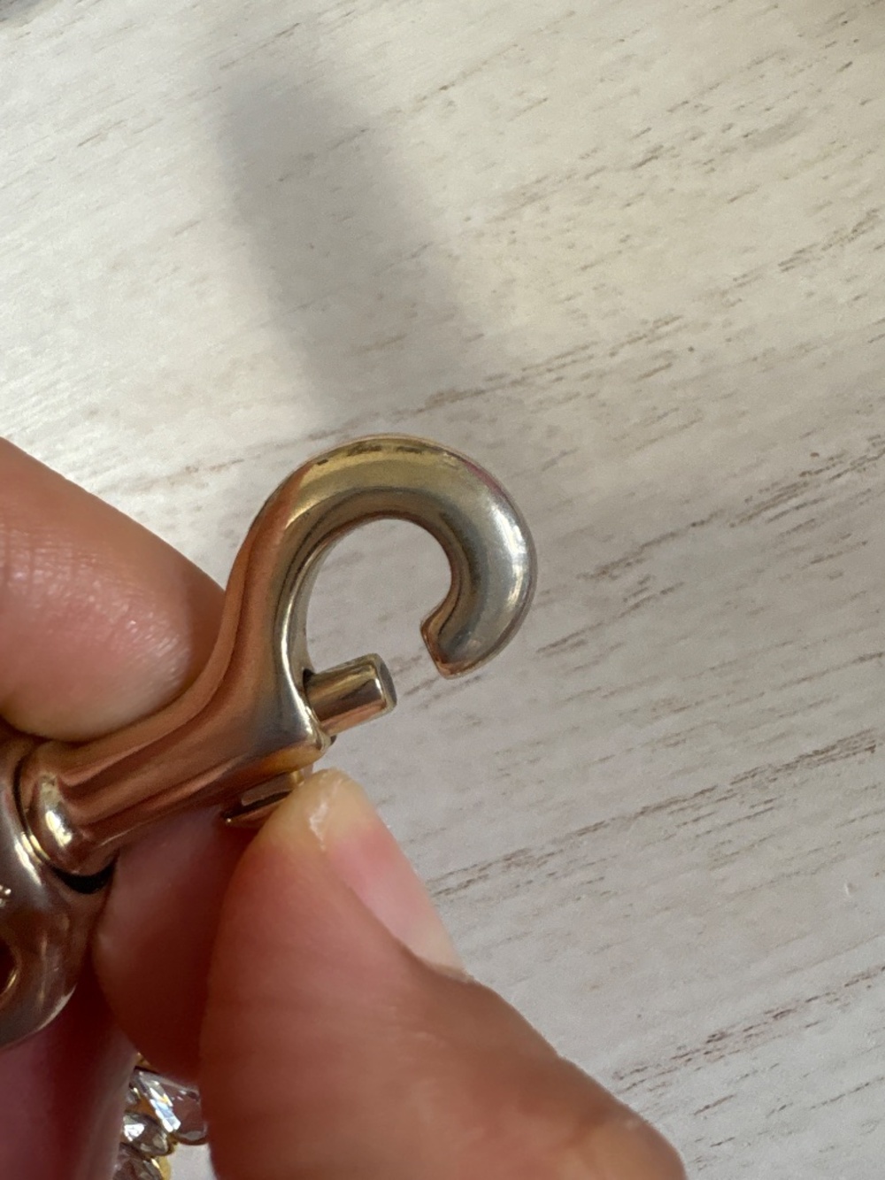 Upcycled Gucci Bag hardware into bag charm - Picture 3 of 6